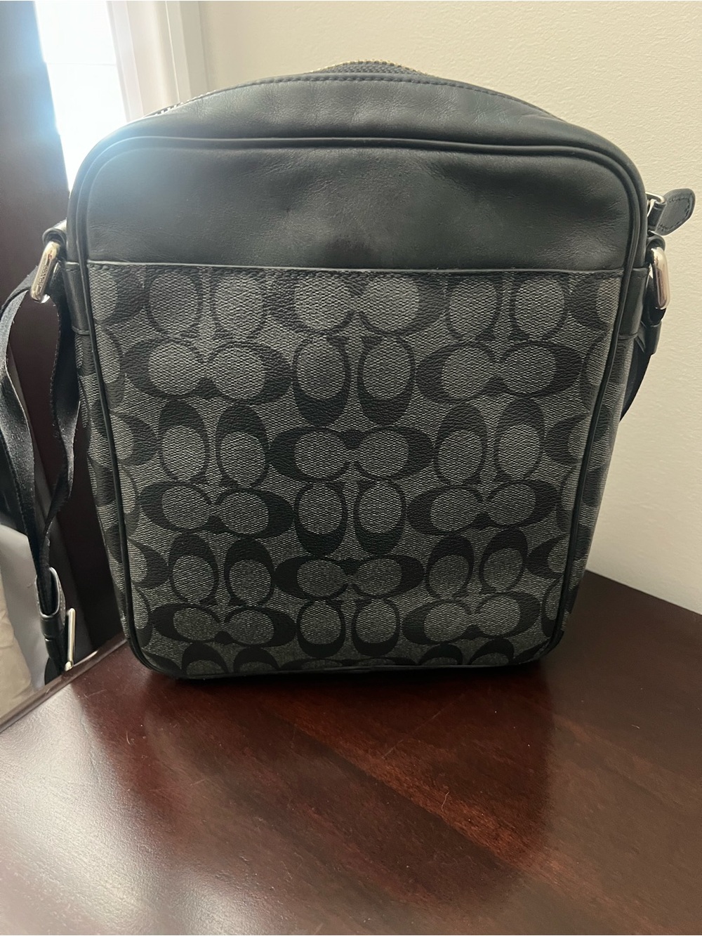 CoachWorld Black Signature Crossbody Bag - Picture 4 of 7